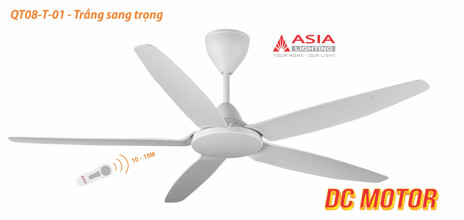 Asian-Quạt trần cao cấp QT08