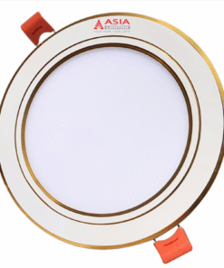 Asia-Âm trần Panel tròn siêu mỏng – Viền vàng
