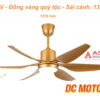 Asian-Quạt trần sải cánh 1370mm có đèn QT12