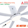 Asian-Quạt ốp trần sải cánh 1670mm có đèn QT20